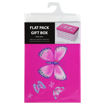 Picture of FLAT PACK GIFT BOX BUTTERFLIES